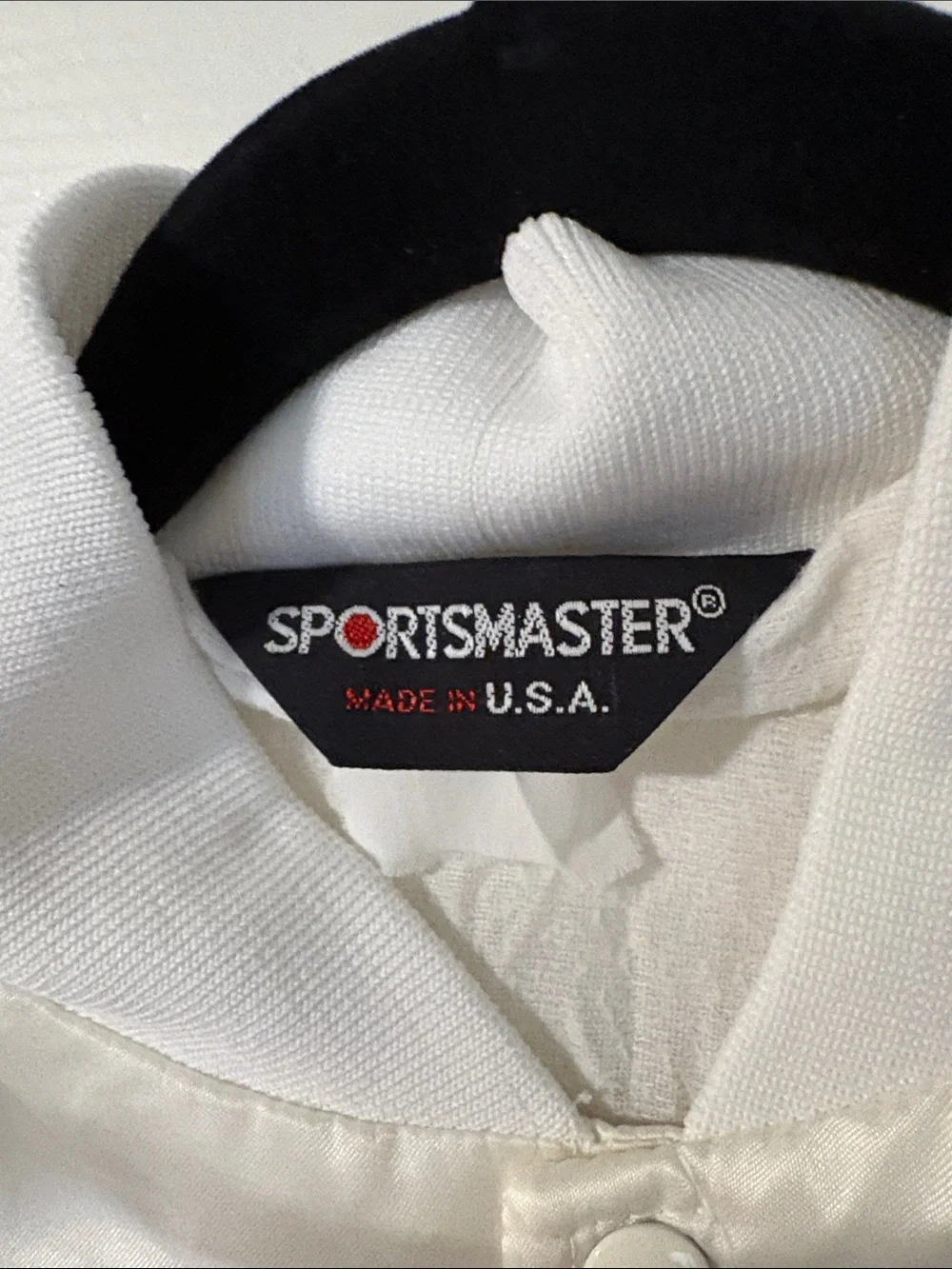 Vintage Alabama '93 June Jam White Satin Bomber Jacket